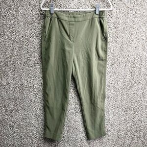 White House Black Market Dress Pants Women’s 6 The Slim Ankle Green Pull-On